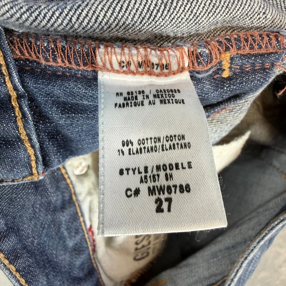 Guess Daredevil Bootcut Jeans Women's Size 27 Blue Medium Wash‎ Denim
